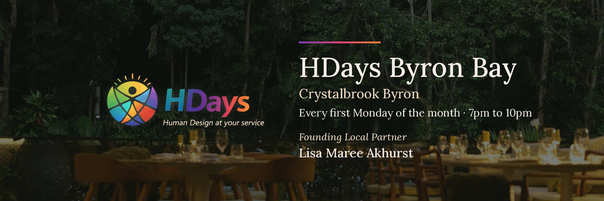 HDays Byron Bay at Crystalbrook Byron, every first Monday of the month, 7pm to 10pm. Founding Local Partner Lisa Maree Akhurst.